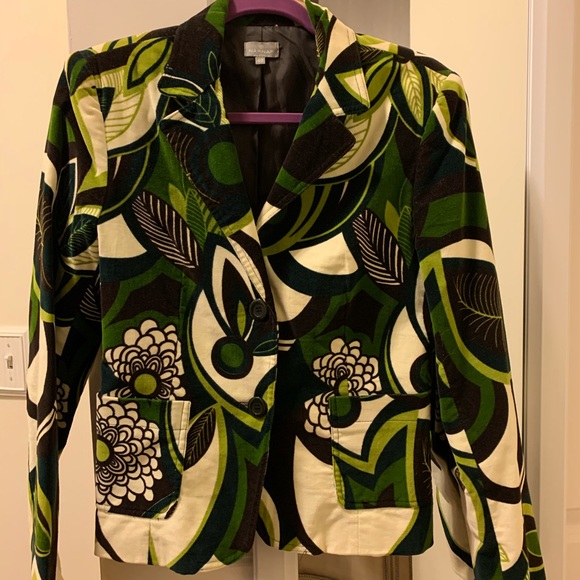 Velvet-like fabric blazer in Excellent condition - Picture 3 of 6